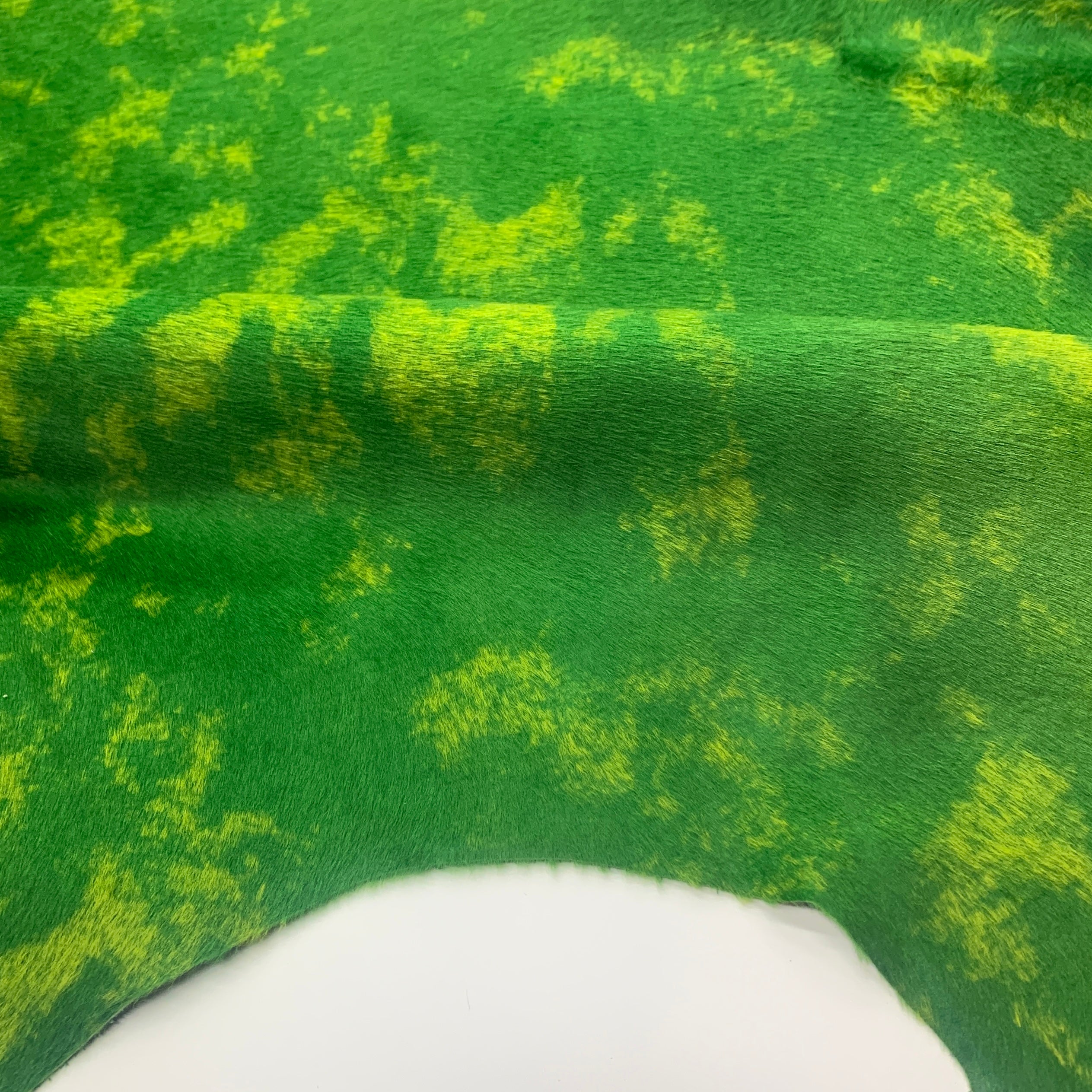 Green leather Pony Hair natural fur Pony Fur, Haircalf, Calf-Hair or Hair-on-leather | 1.5mm 4oz | leatherctaft for purses, boots, bags