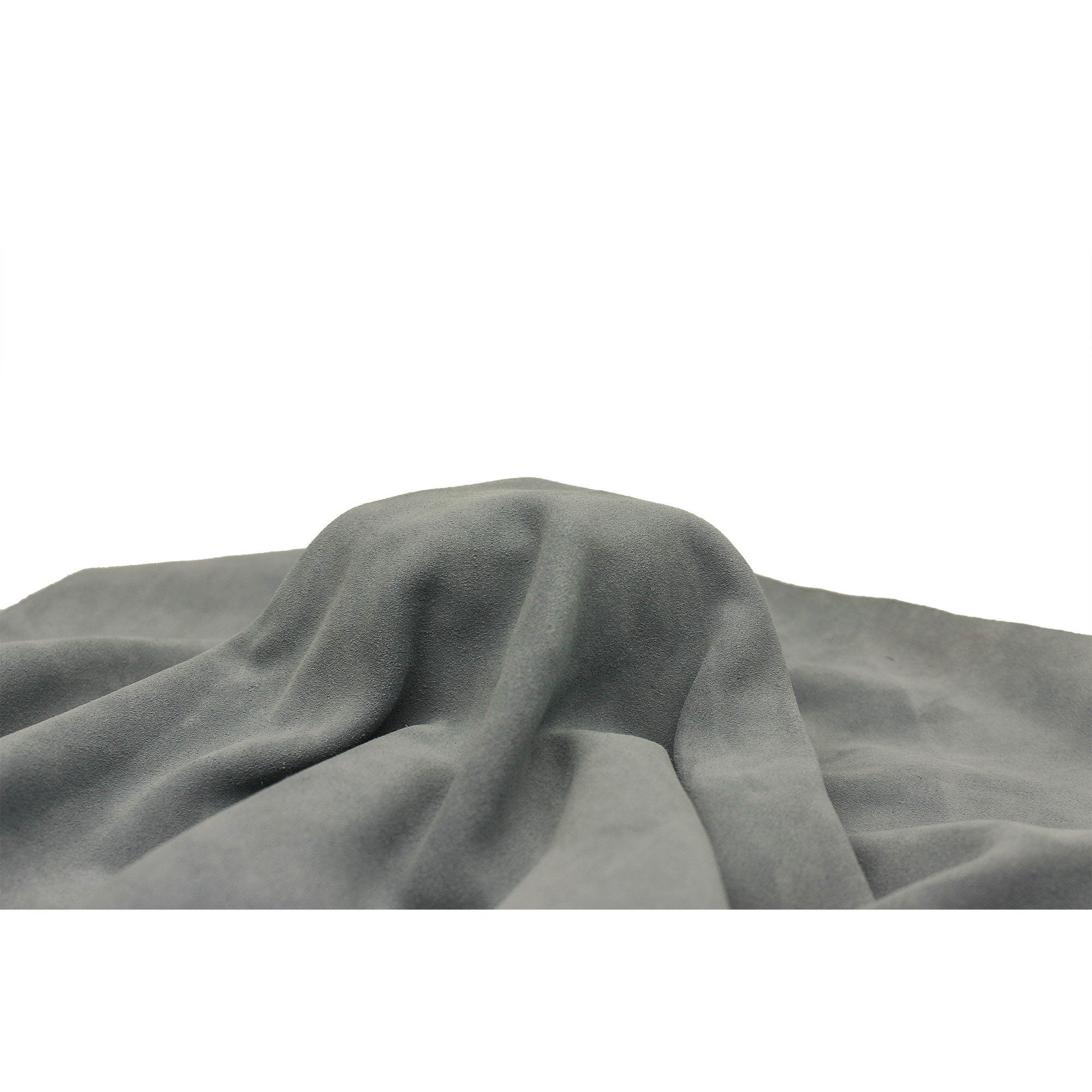 Cow suede natural leather 1.2/1.4 mm 3-4 oz color Light Blue pre cut sheets panels