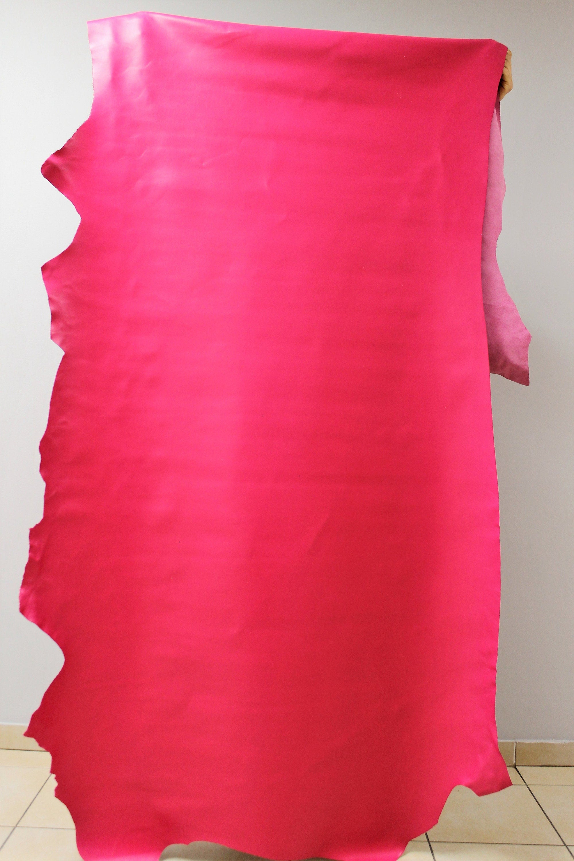 Barbie pink Leather Side | 1.2 mm 3 OZ | Nappa