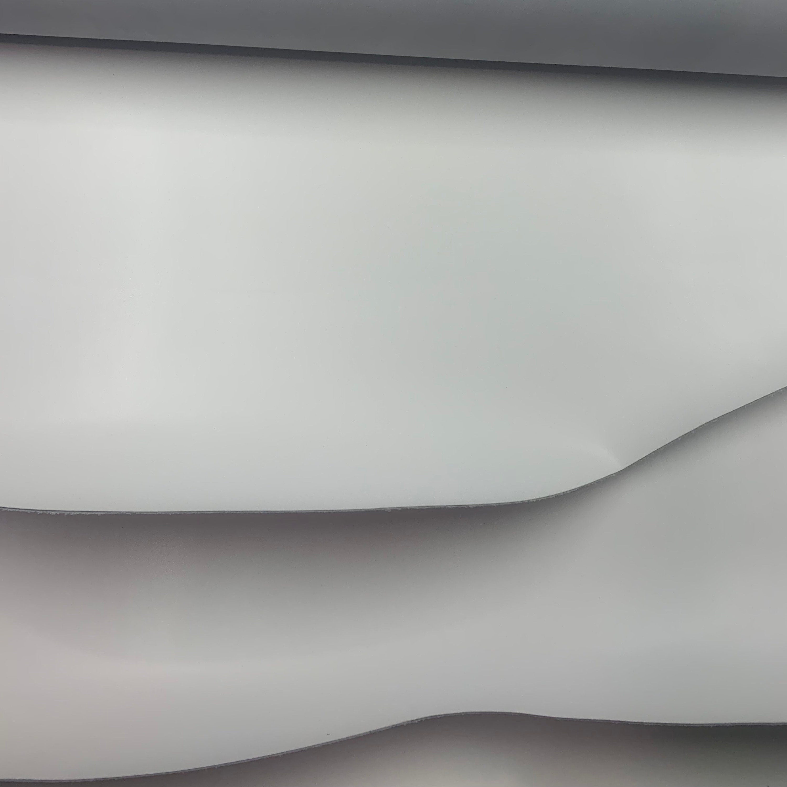 White Leather Nappa | Flat grain | 2.0 mm - 5 OZ | Natural real leather side | Thick for shoes bags leathercraft