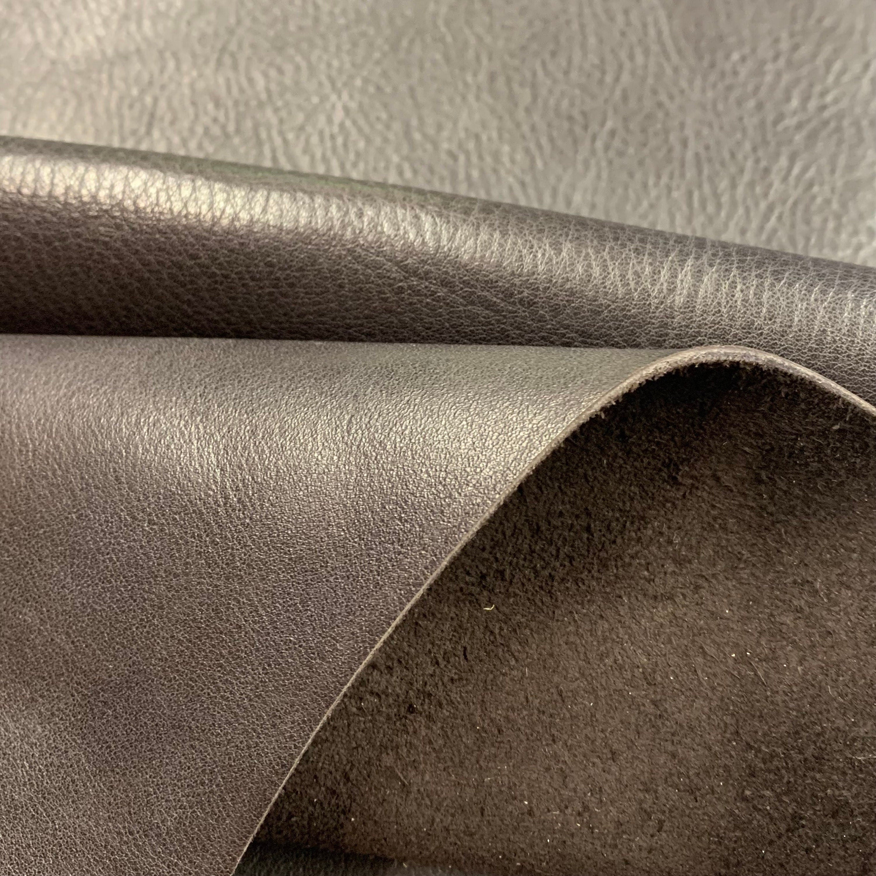 Dark brown leather | full grain 100% cowhide leather thick | 1.8 mm| 4-5oz