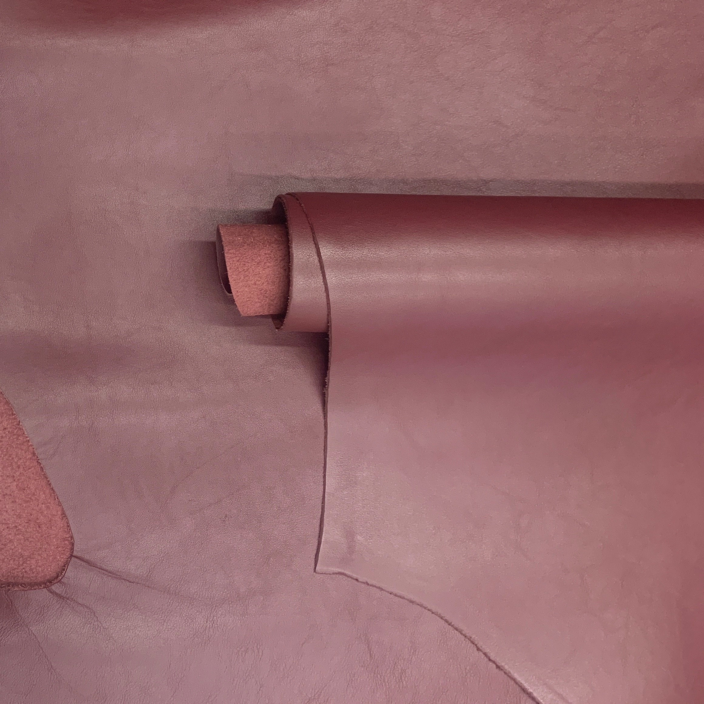 Burgundy leather nappa full grain side | 1 mm | 3 oz | real natural genuine leather | Full side hide | precut sheets panels