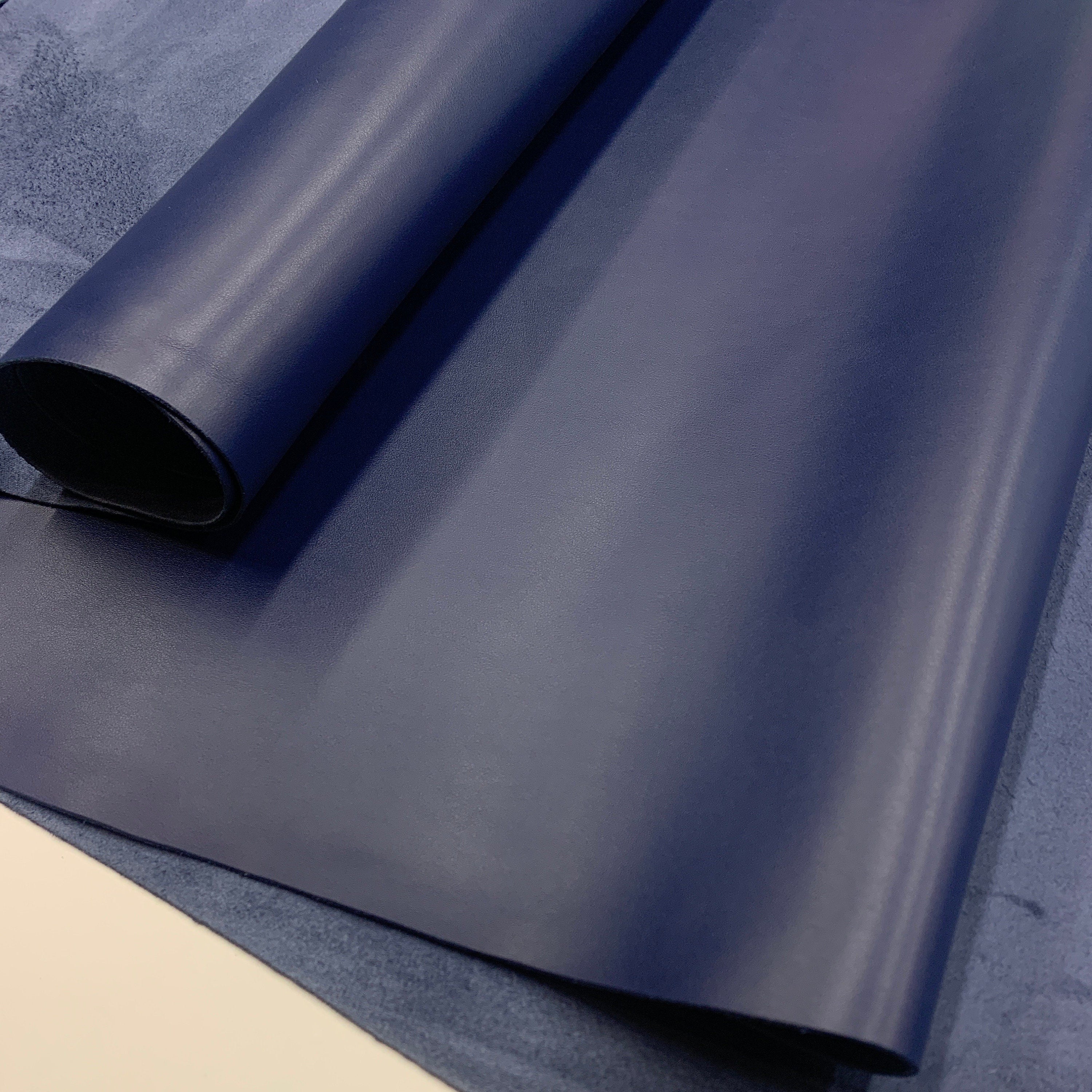 Blue leather Full Grain | 1.4 mm 3-4 OZ | Nappa