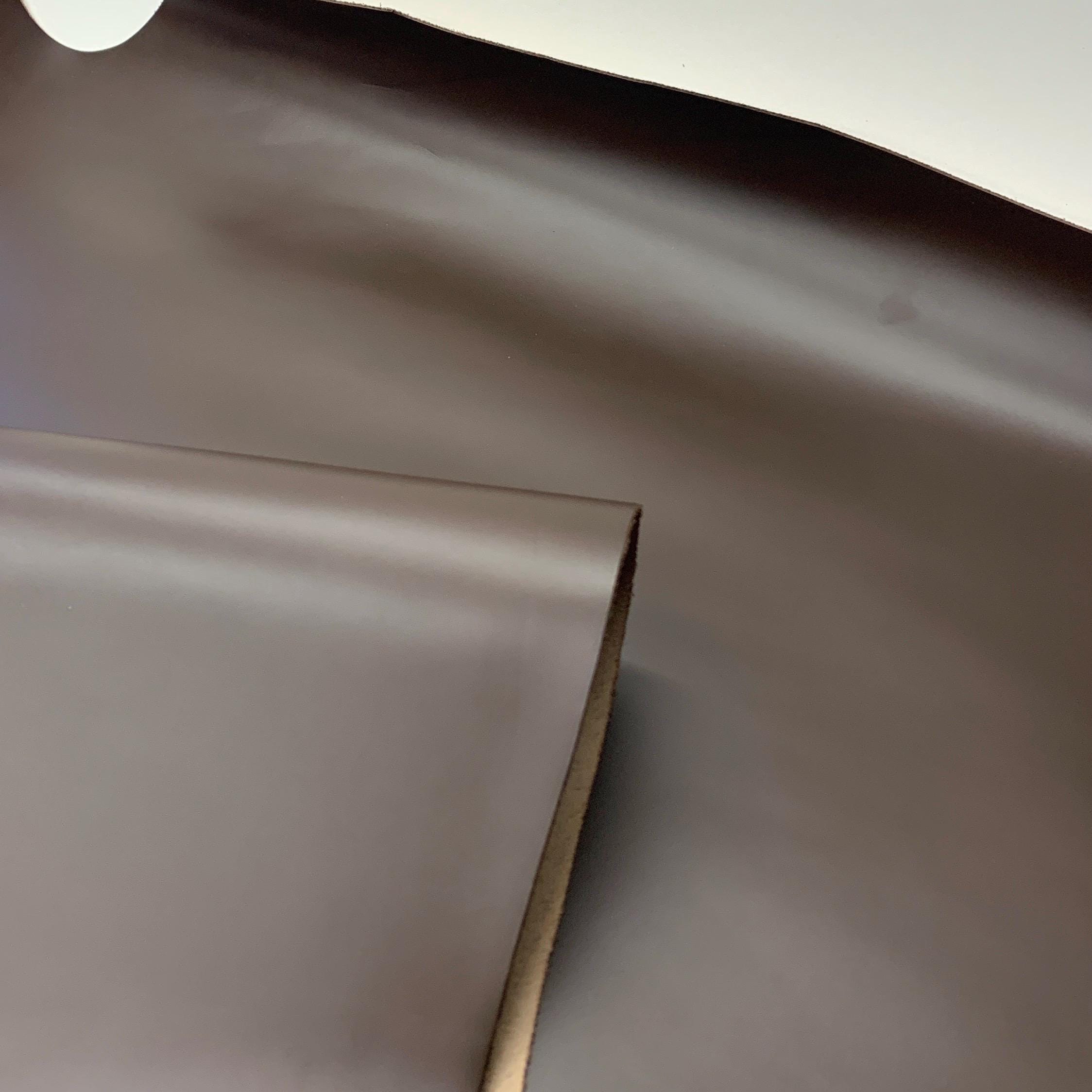 Brown Leather Vegetable tanned dark sheets 1.8 mm 4-5 OZ for wallets, accessories, bags, shoes