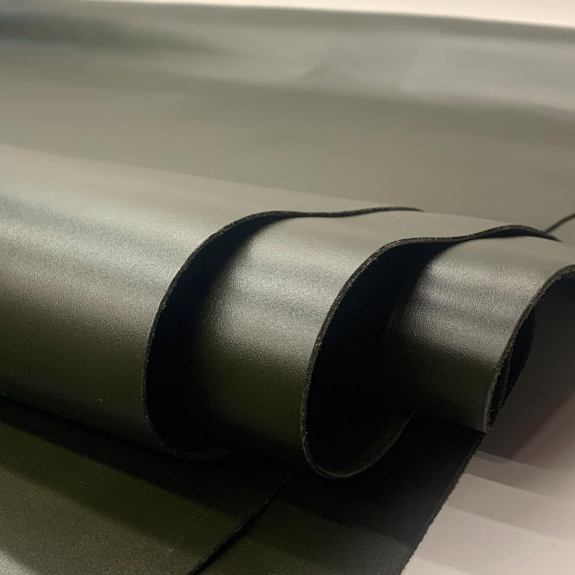 Green leather dark emerald nappa full grain side | 1.7 mm | 4 oz | real natural genuine leather | Full side hide | precut sheets panels
