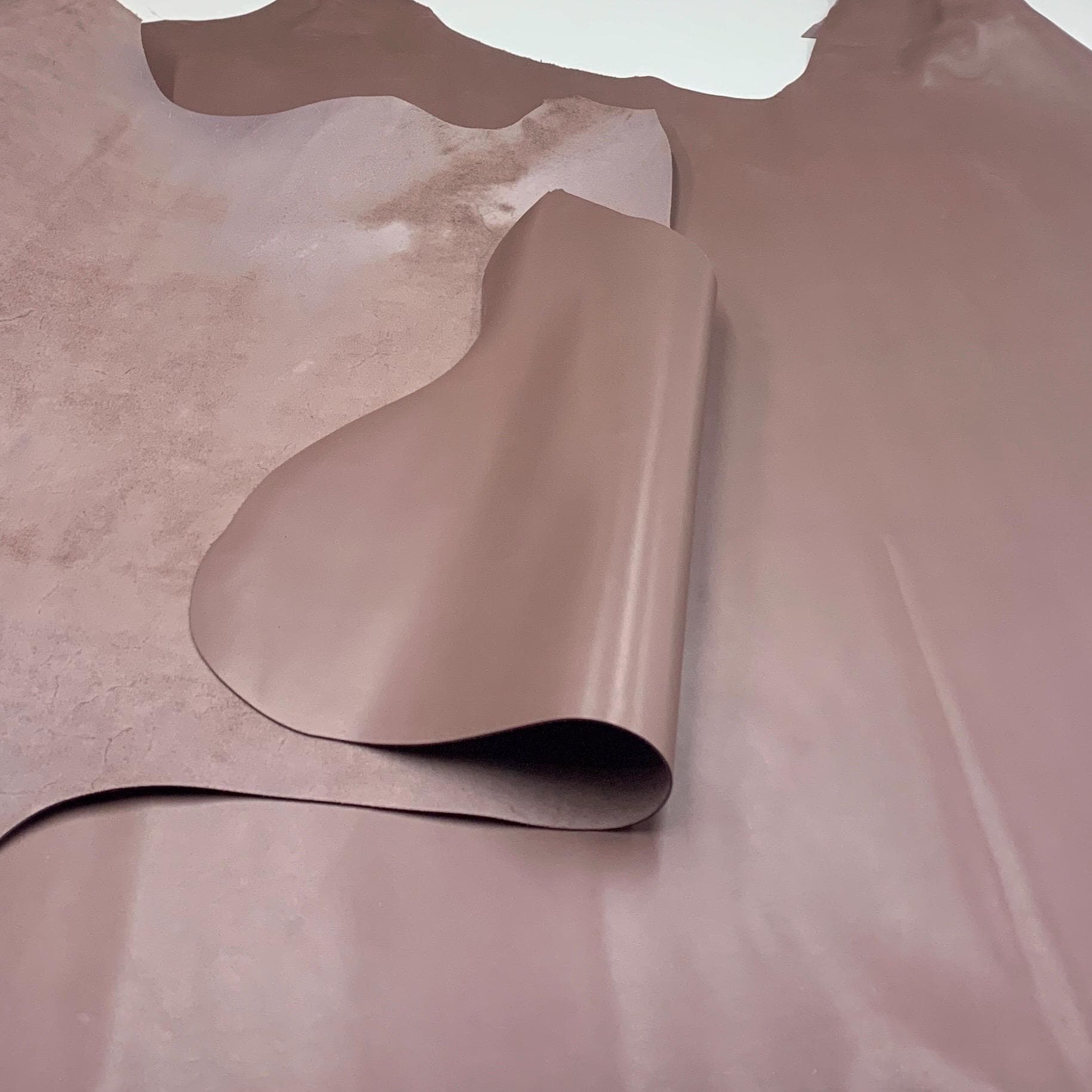 Brown violet leather 100% Real | 1.2 mm 3 oz | precut sheets panels for leathercraft bags shoes upholstery