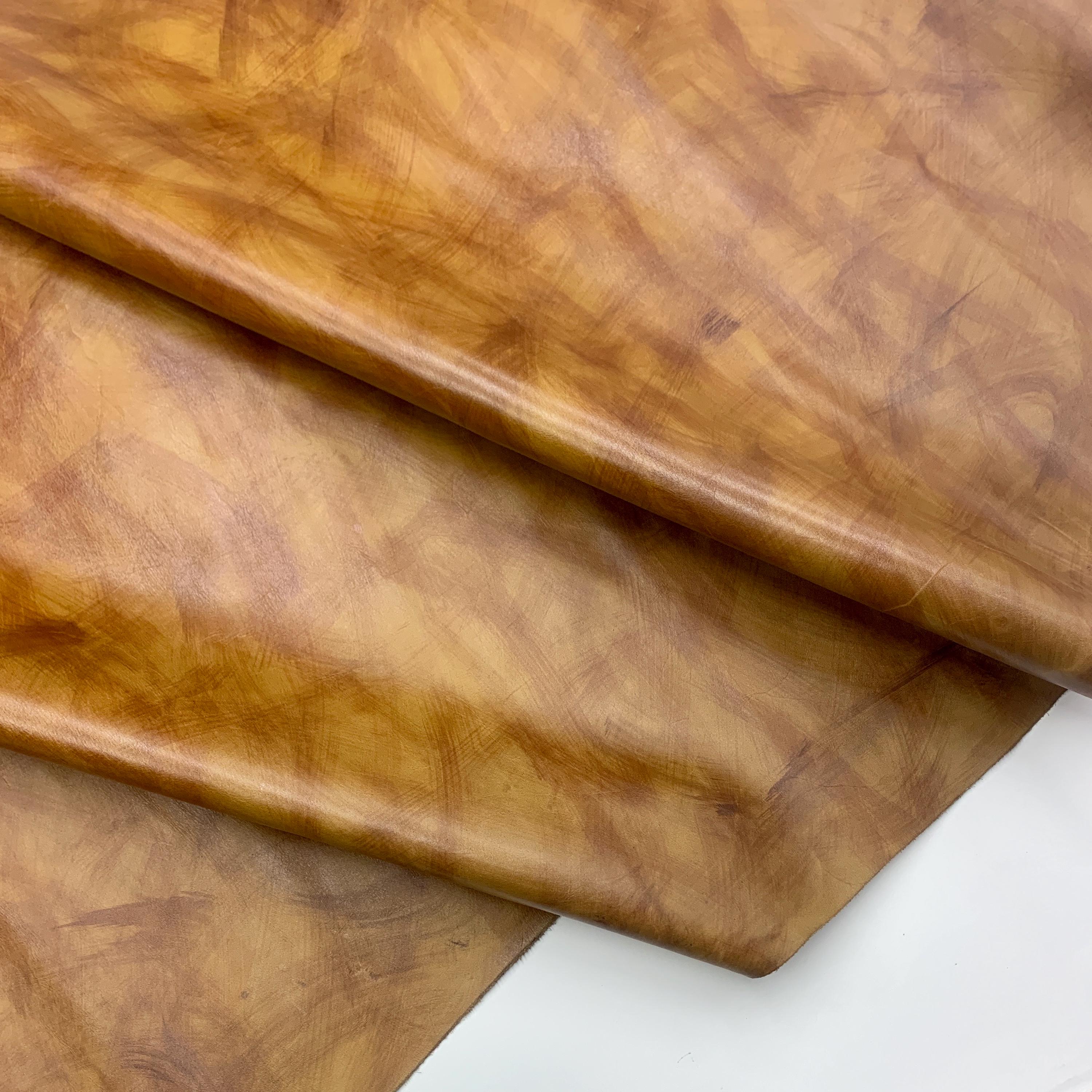 Light Brown leather | Italian Vegetable Tanned | Hand dyed | Oil tanned 100% natural | 1.3 mm 3 oz | color | sheets pieces for bags, boots