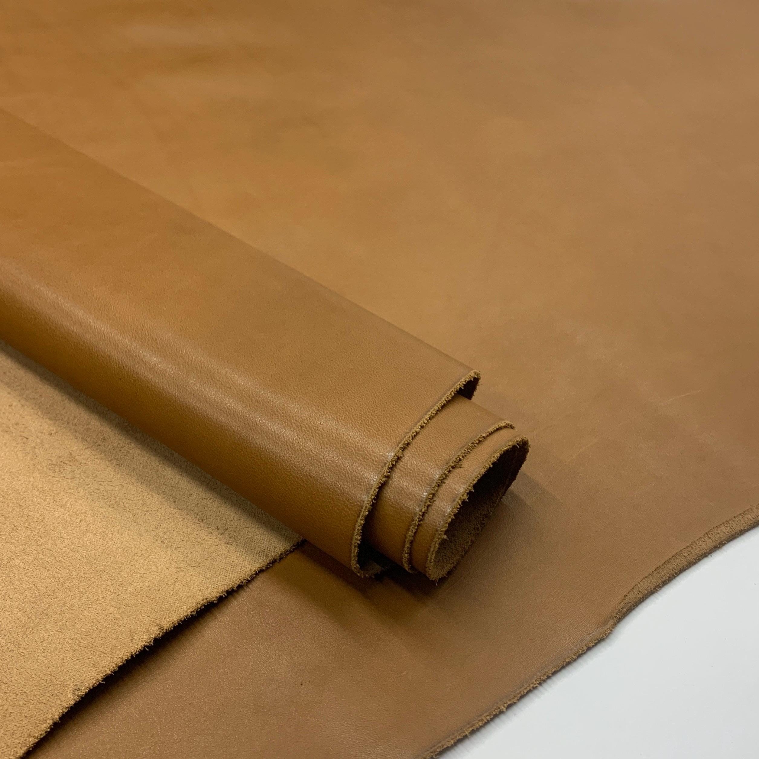 Leather brown tan | 1.2 mm 3oz thin| vegetable tanned | for bags, shoes, wallets