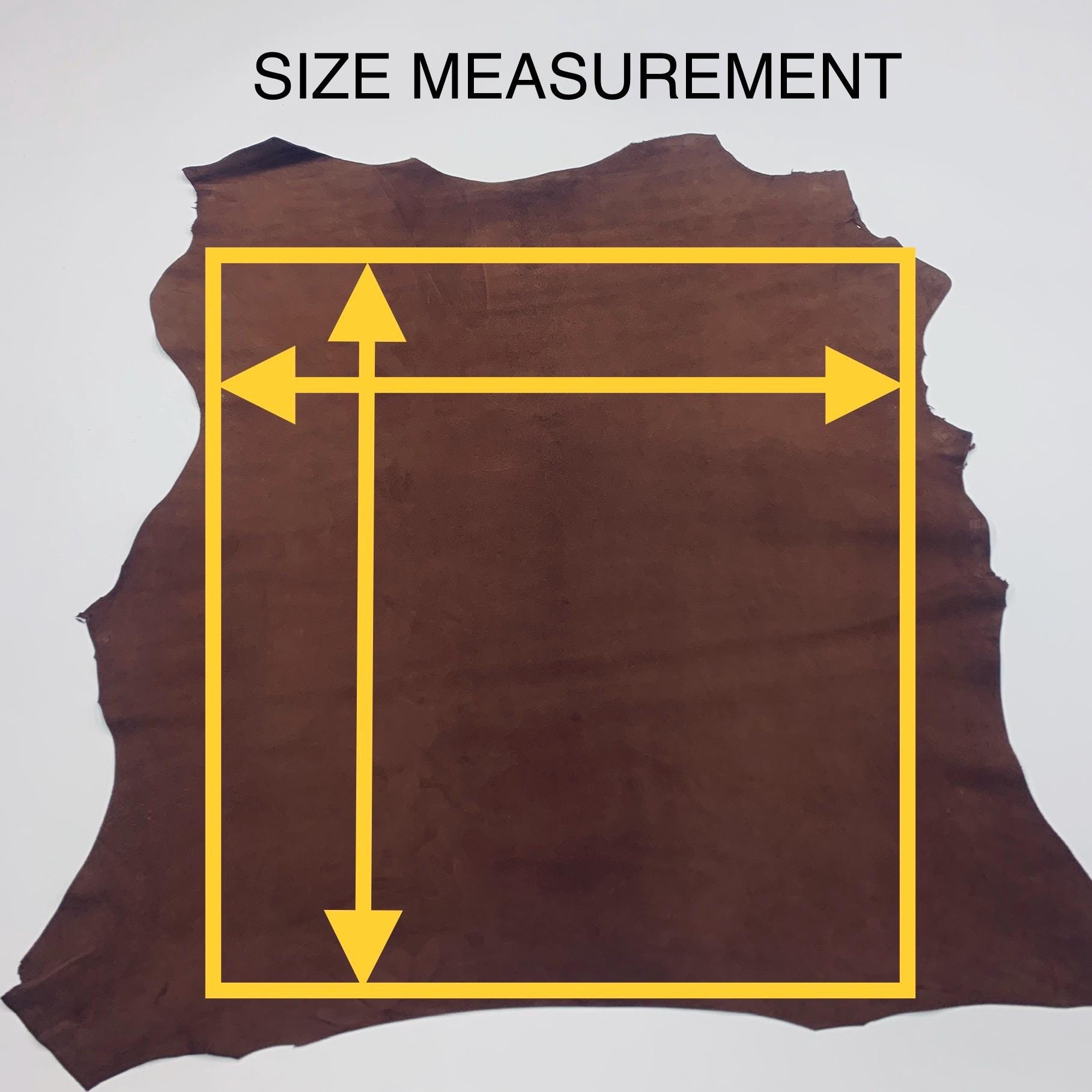 Dark Brown Goat Suede Leather Hide: Soft, Thin (1.2mm / 3oz) for Crafting