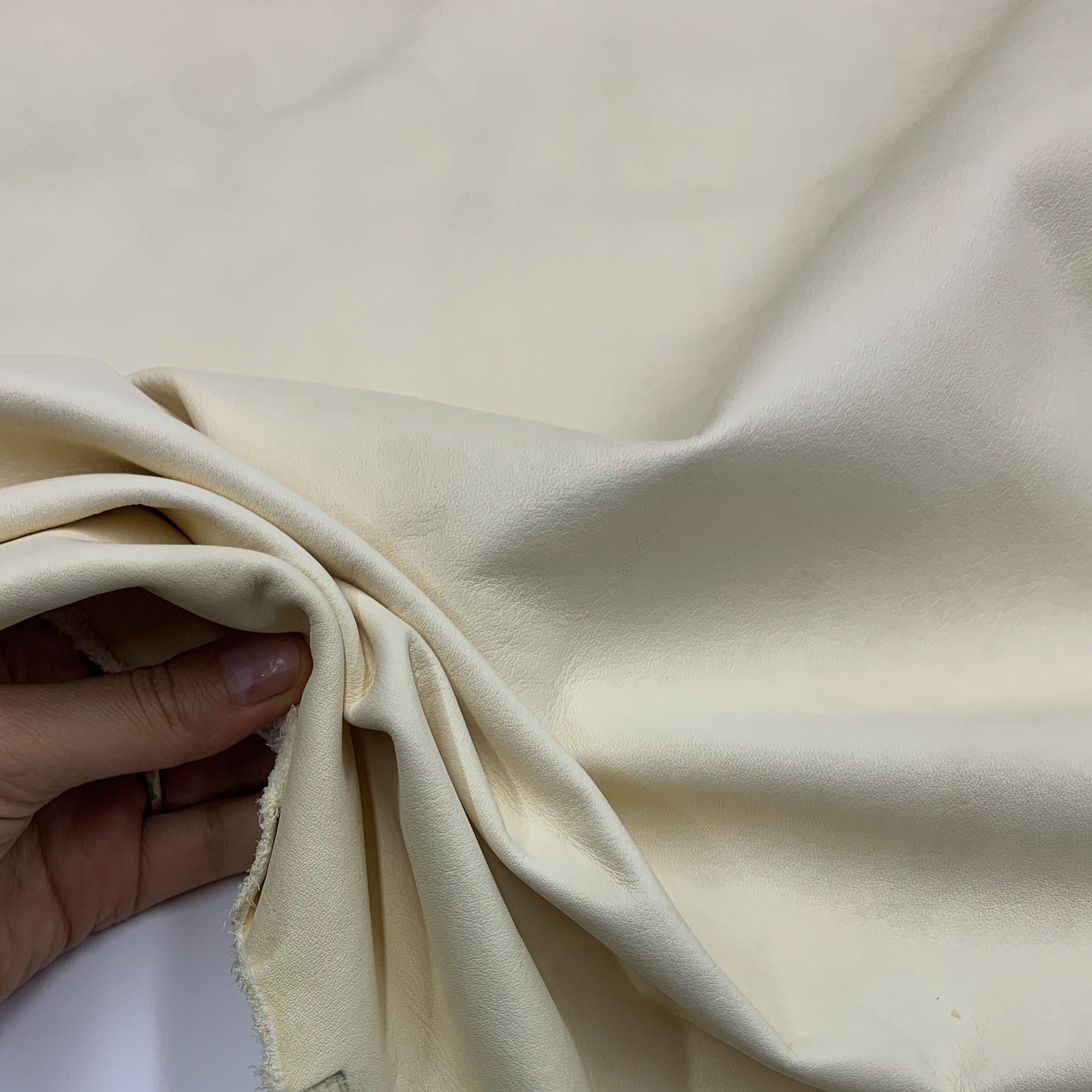 Beige leather Vegetable tanned nude butter cow Vacchetta | 1 mm 3 oz| Real natural half skin hide | Precut sheets panels