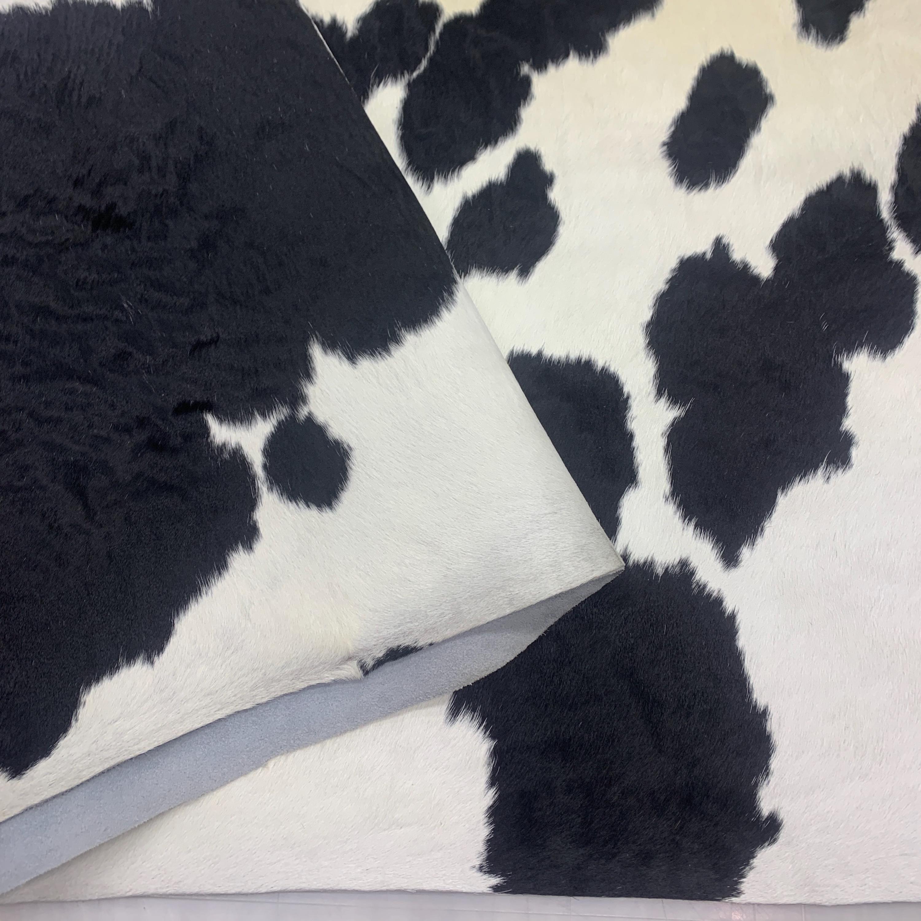 Leather Cow hide dark brown white black Pony Hair on Hair-on Hide for Purses, Boots | 1.6mm 4oz
