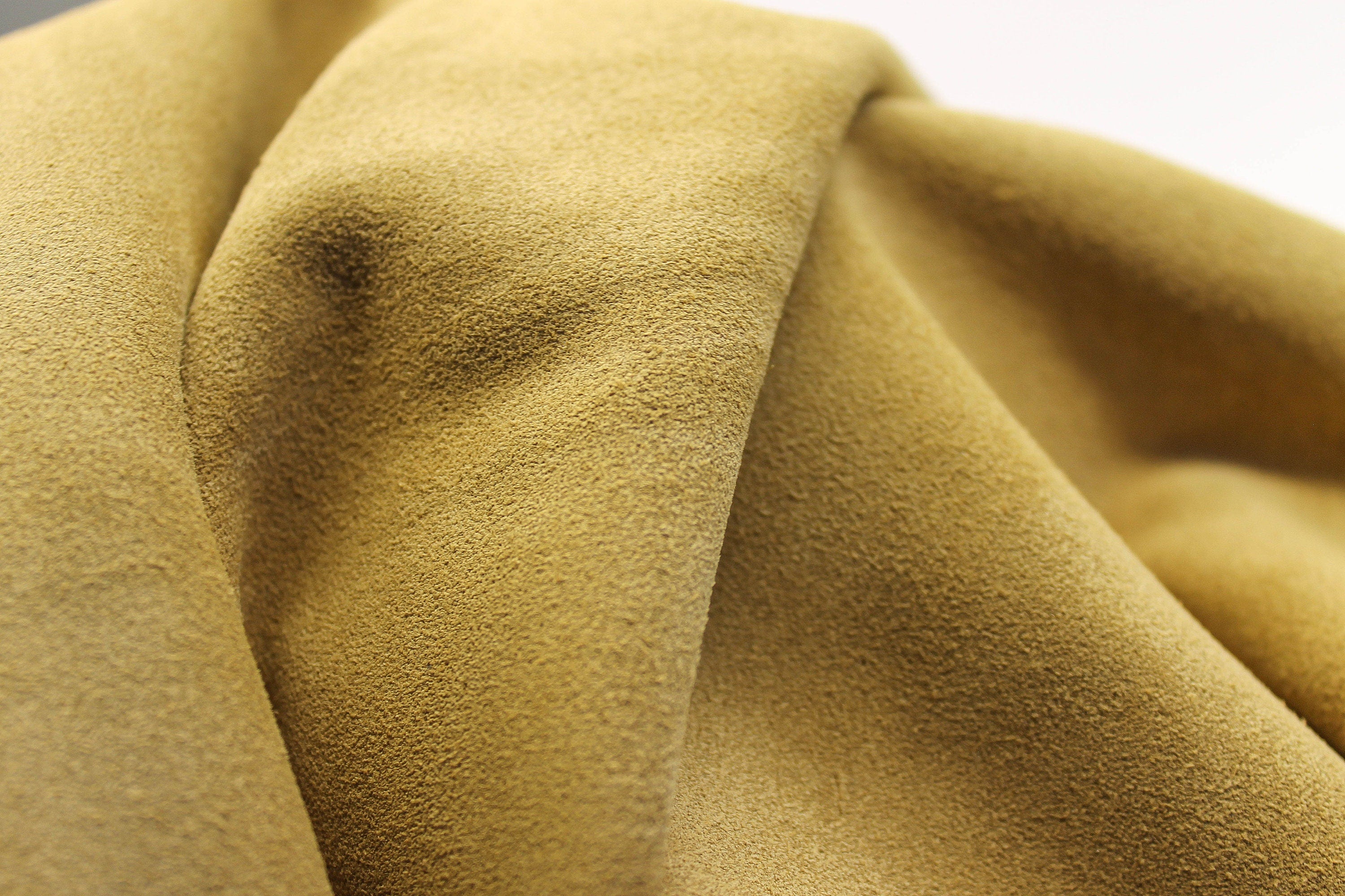 Light brown Cow suede natural leather 1.2/1.4 mm  3-4 oz color pre cut sheets panels