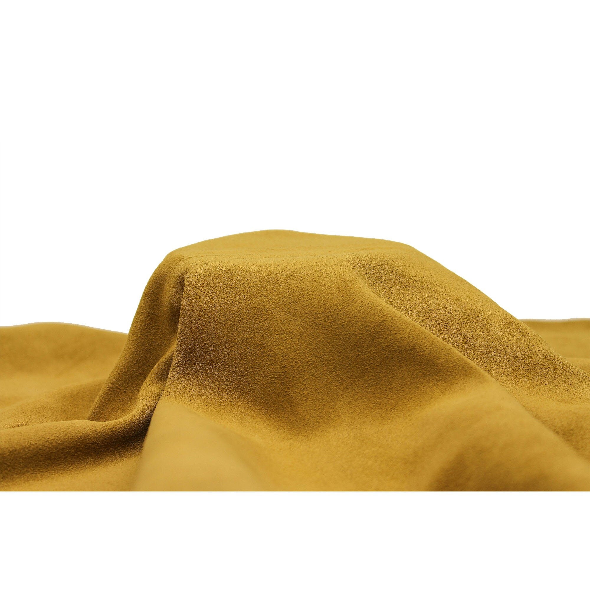Light brown Cow suede natural leather 1.2/1.4 mm  3-4 oz color pre cut sheets panels
