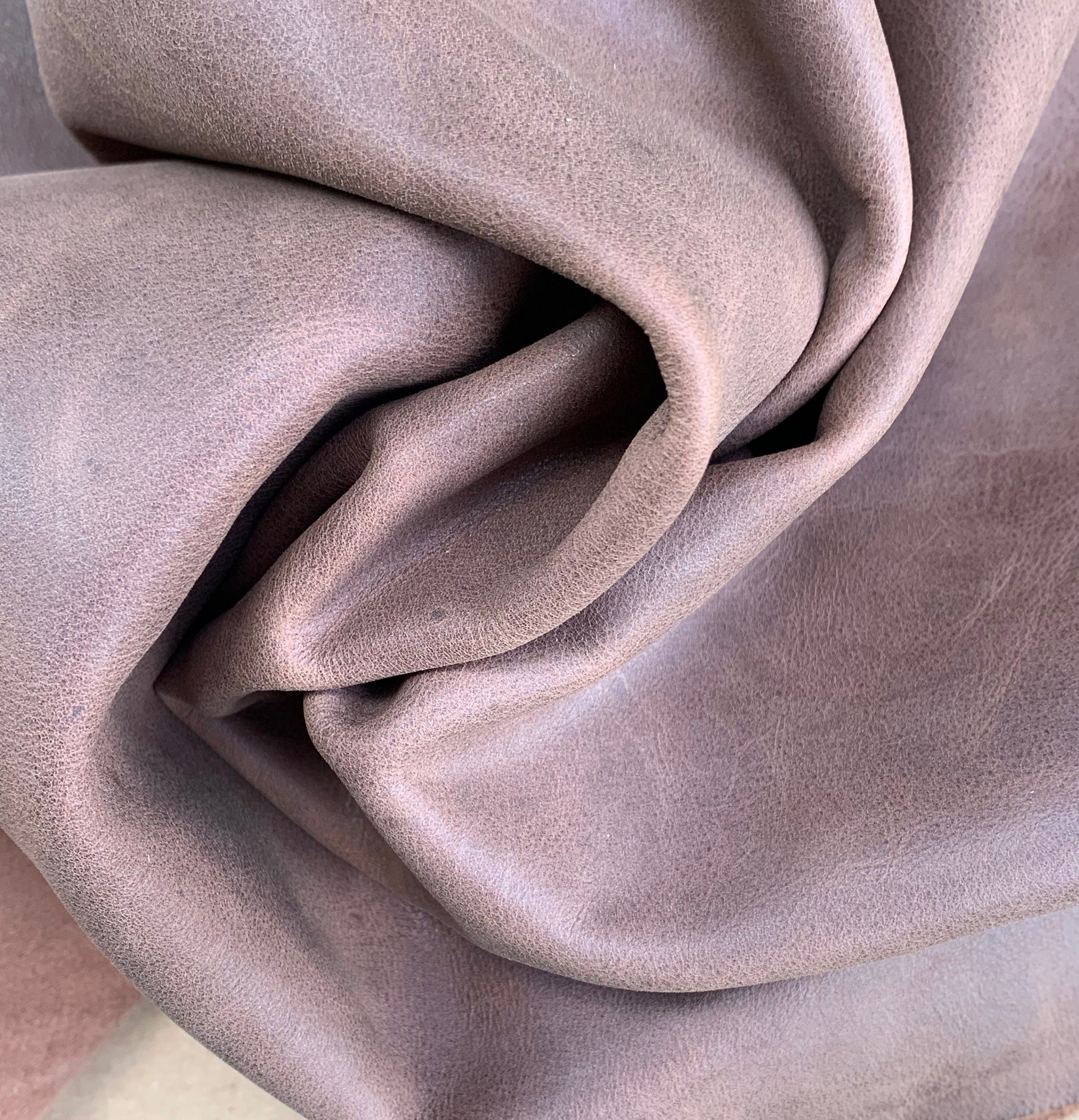 Brown leather Antique Vintage real |crazy horse|1.2mm 3 oz | waxy matt soft distressed color vegetable tanned | medieval style