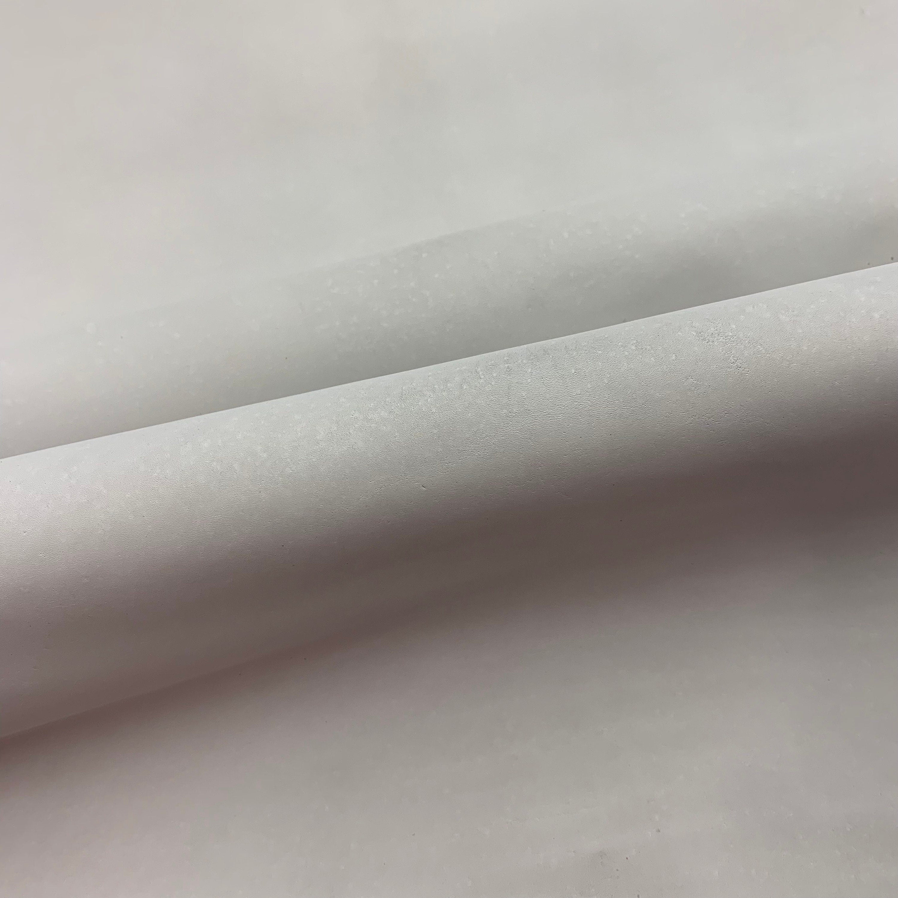 Light gray real calf leather | 1mm 2.5 OZ | natural cow leather | Precut panels sheets | rustic vintage style distressed | lining