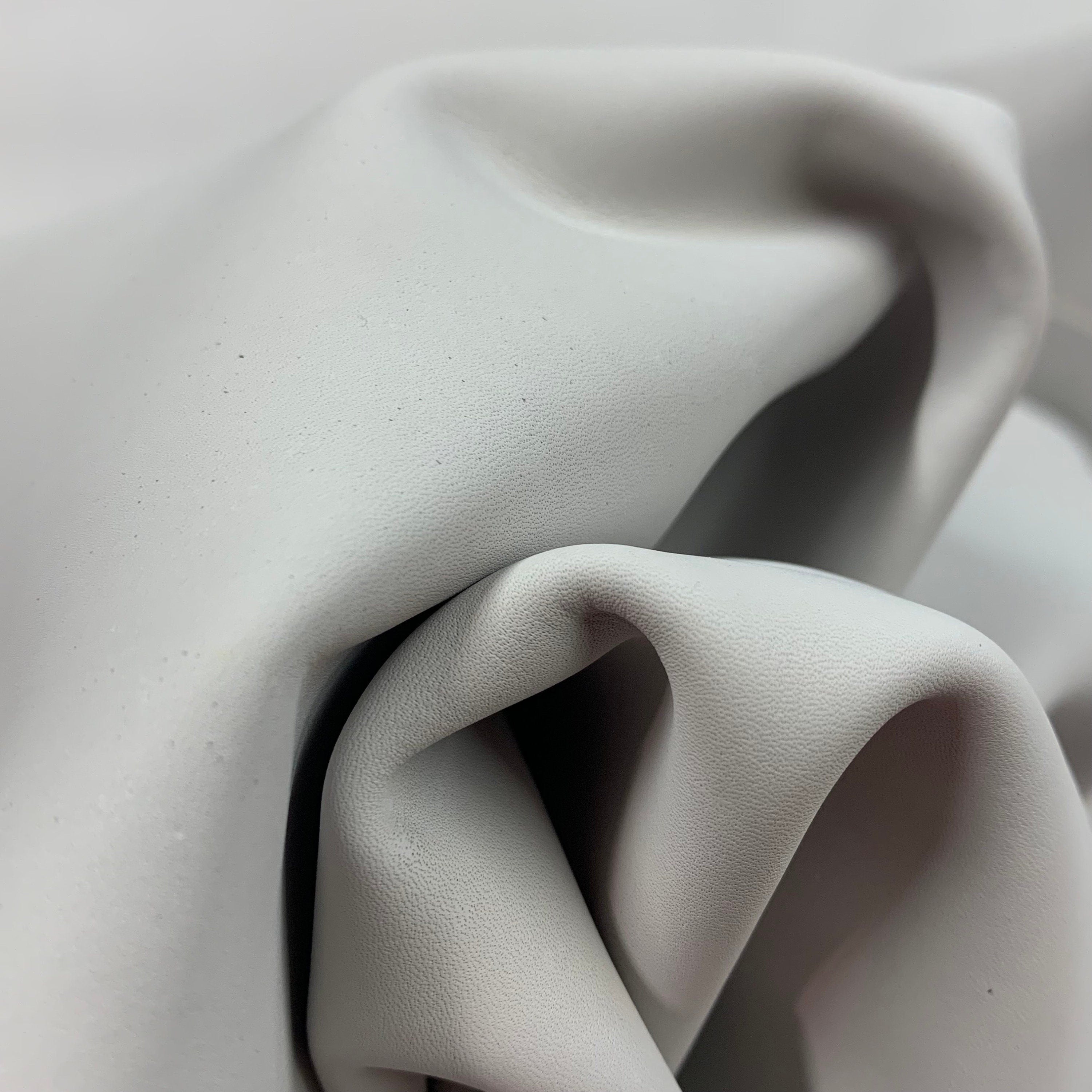 Light gray real calf leather | 1mm 2.5 OZ | natural cow leather | Precut panels sheets | rustic vintage style distressed | lining