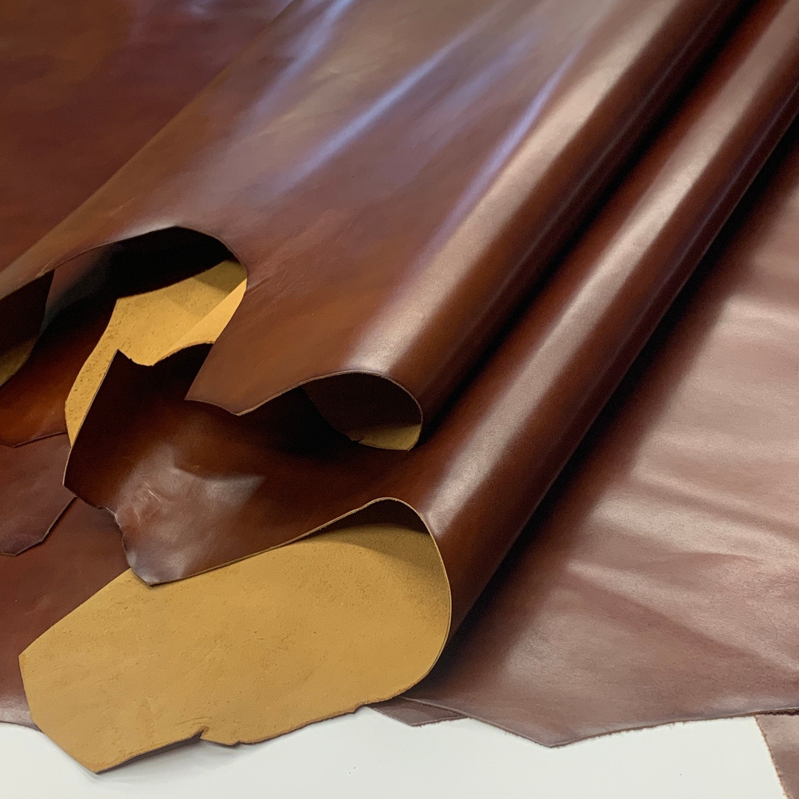 Brown Leather | Italian Vegetable tanned natural | Vachetta LUX | 1 mm 3 oz |