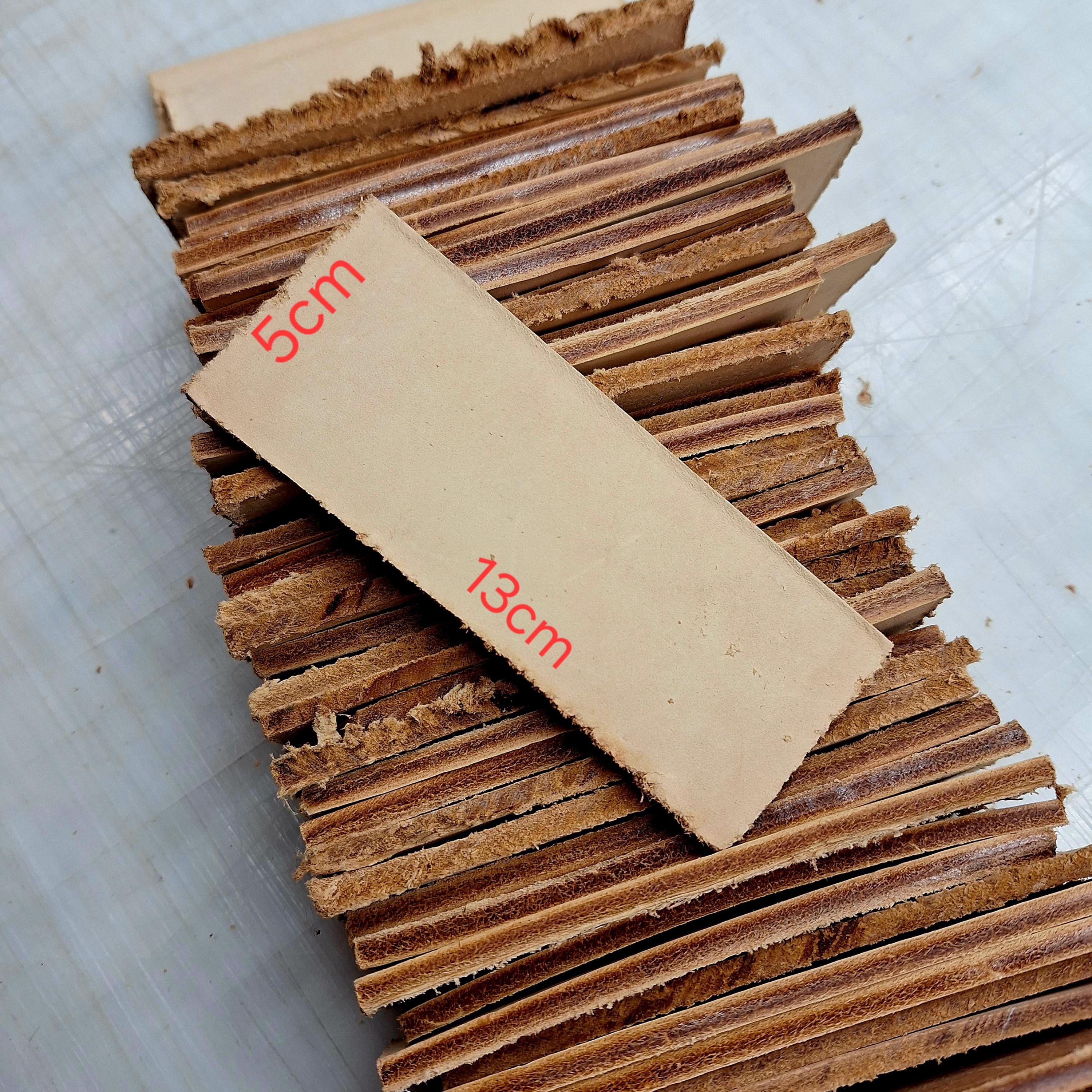Thick leather 45 pieces | Average 5x13 cm large |thick stiff temper |