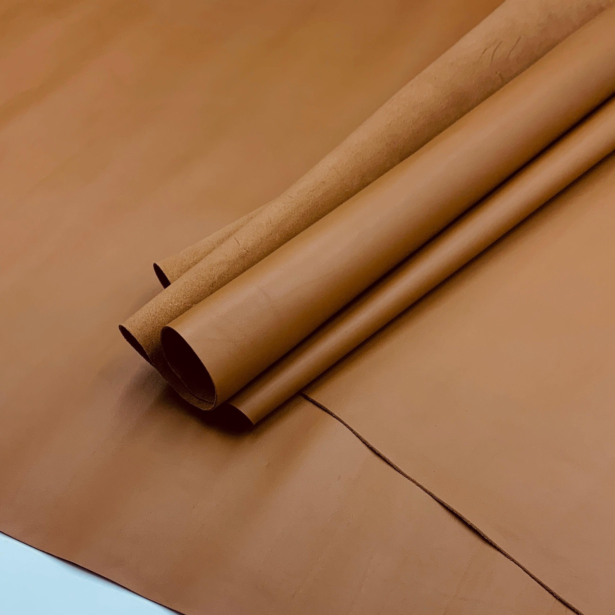 Brown leather 100% Real | 1.2 mm 3 oz | precut sheets panels for leathercraft bags shoes upholstery