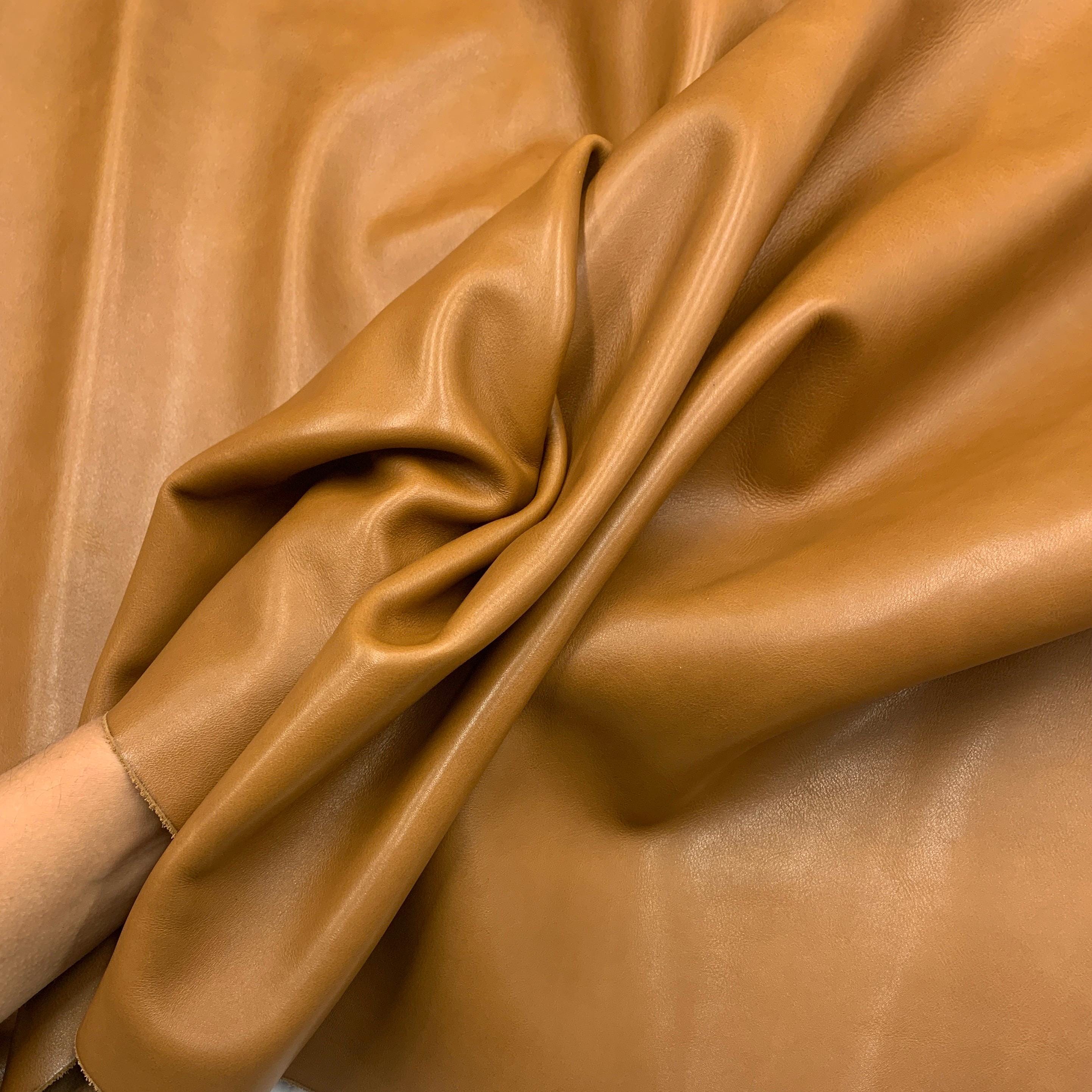 Leather brown tan | 1.2 mm 3oz thin| vegetable tanned | for bags, shoes, wallets