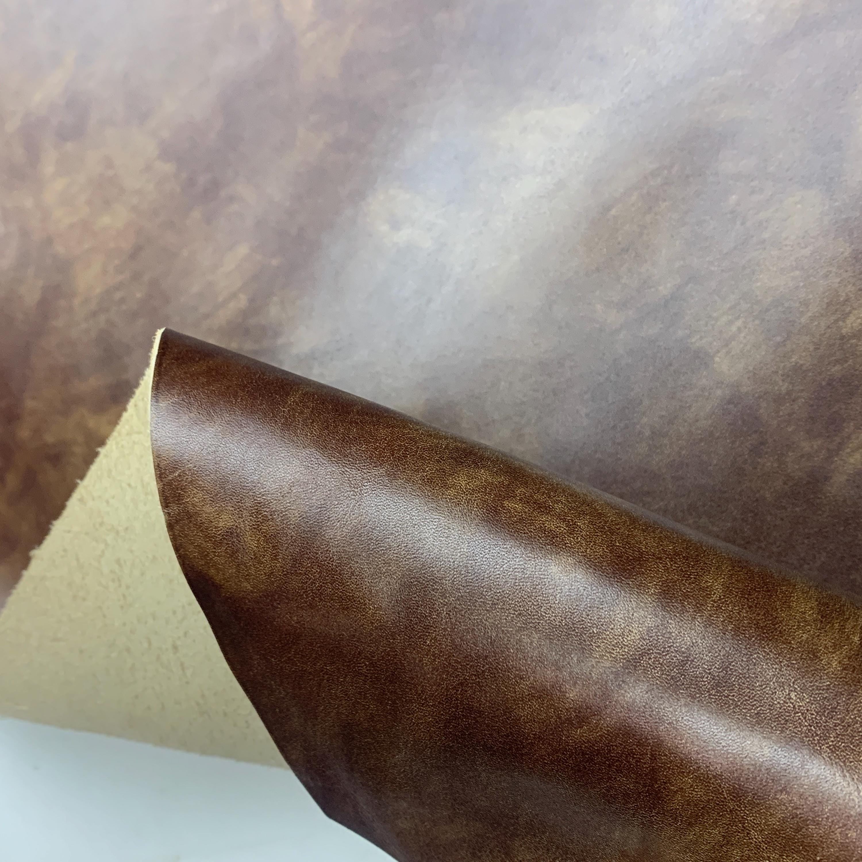 Dark Brown leather | Italian Vegetable Tanned | Hand dyed | 100% natural | 1.4 mm 3-4 oz | color | sheets pieces panels for bags, boots