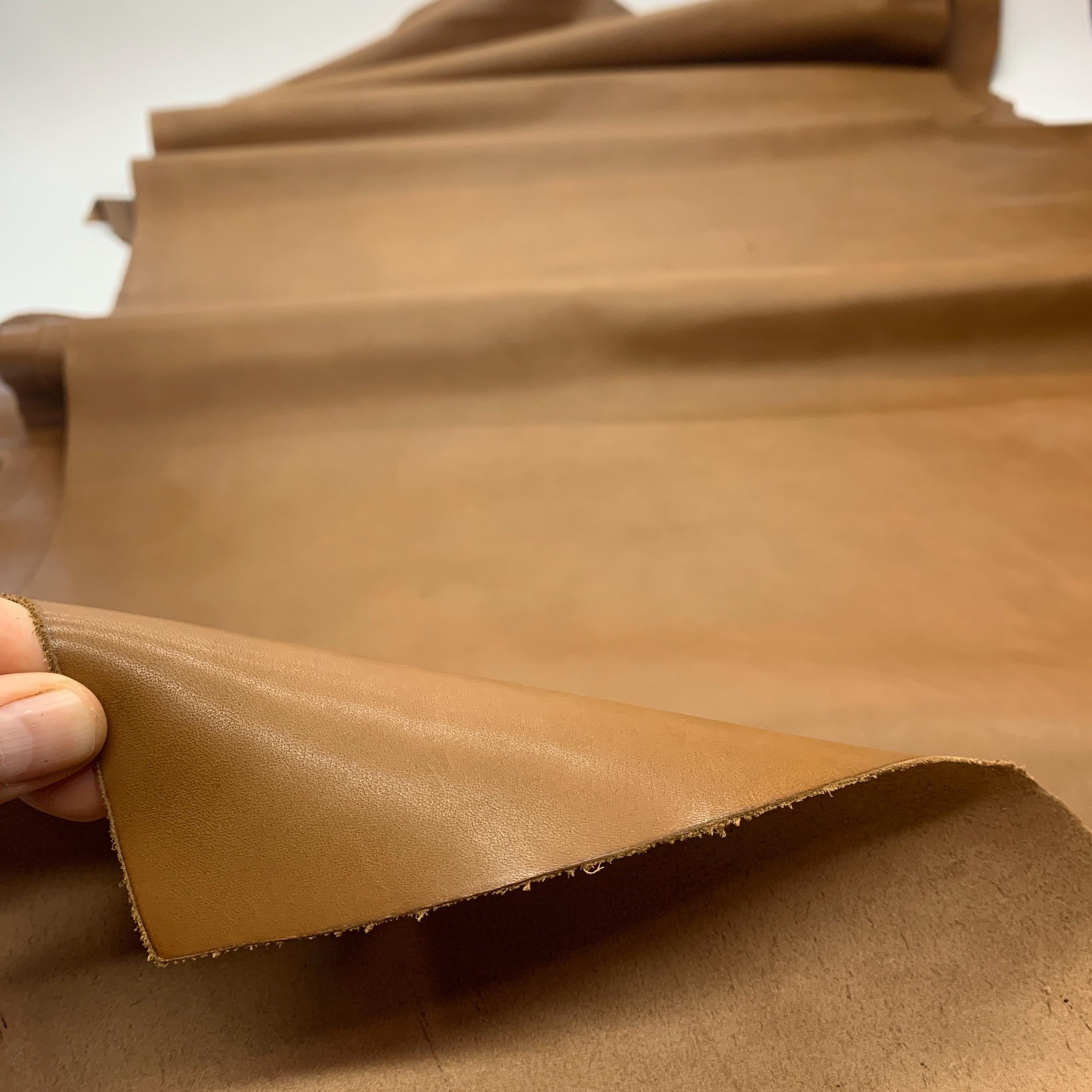Brown leather 100% Real | 1.4 mm 4 oz | precut sheets panels for leathercraft bags shoes upholstery